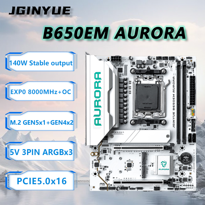 Ddr5 Rgb Ram - JGINYUE B650M AURORA 新型マザーボード M-ATX AMD対応