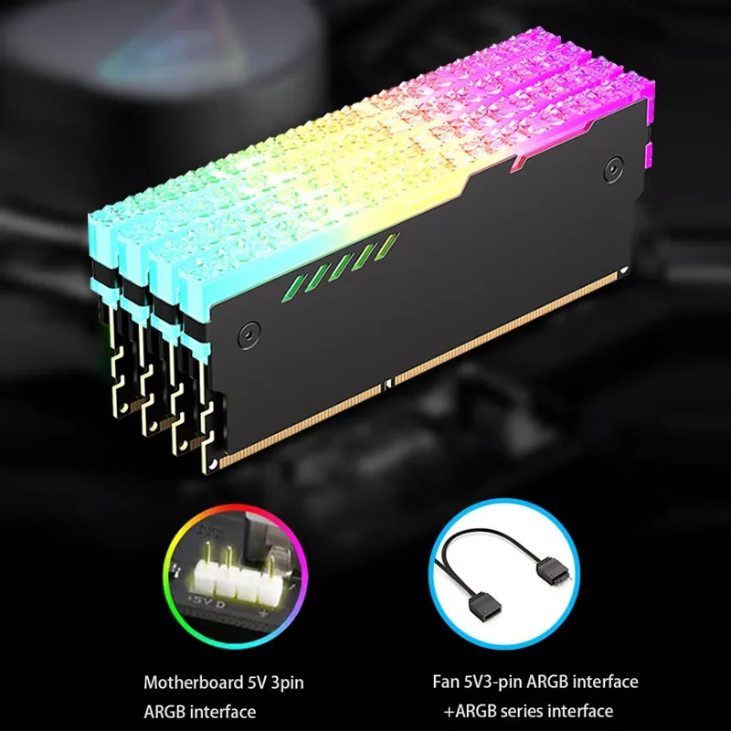PCメモリヒートシンク RM-1 RAM冷却ベスト 5V-3 - Ddr5 Ram のレビューと価格
