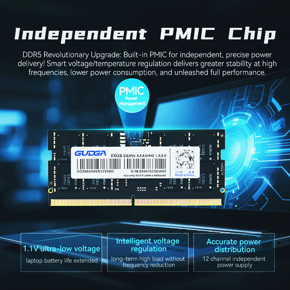 GUDGA DDR5 RAM 8GB 16GB 32GB D - Ddr5 Sodimm のレビューと価格