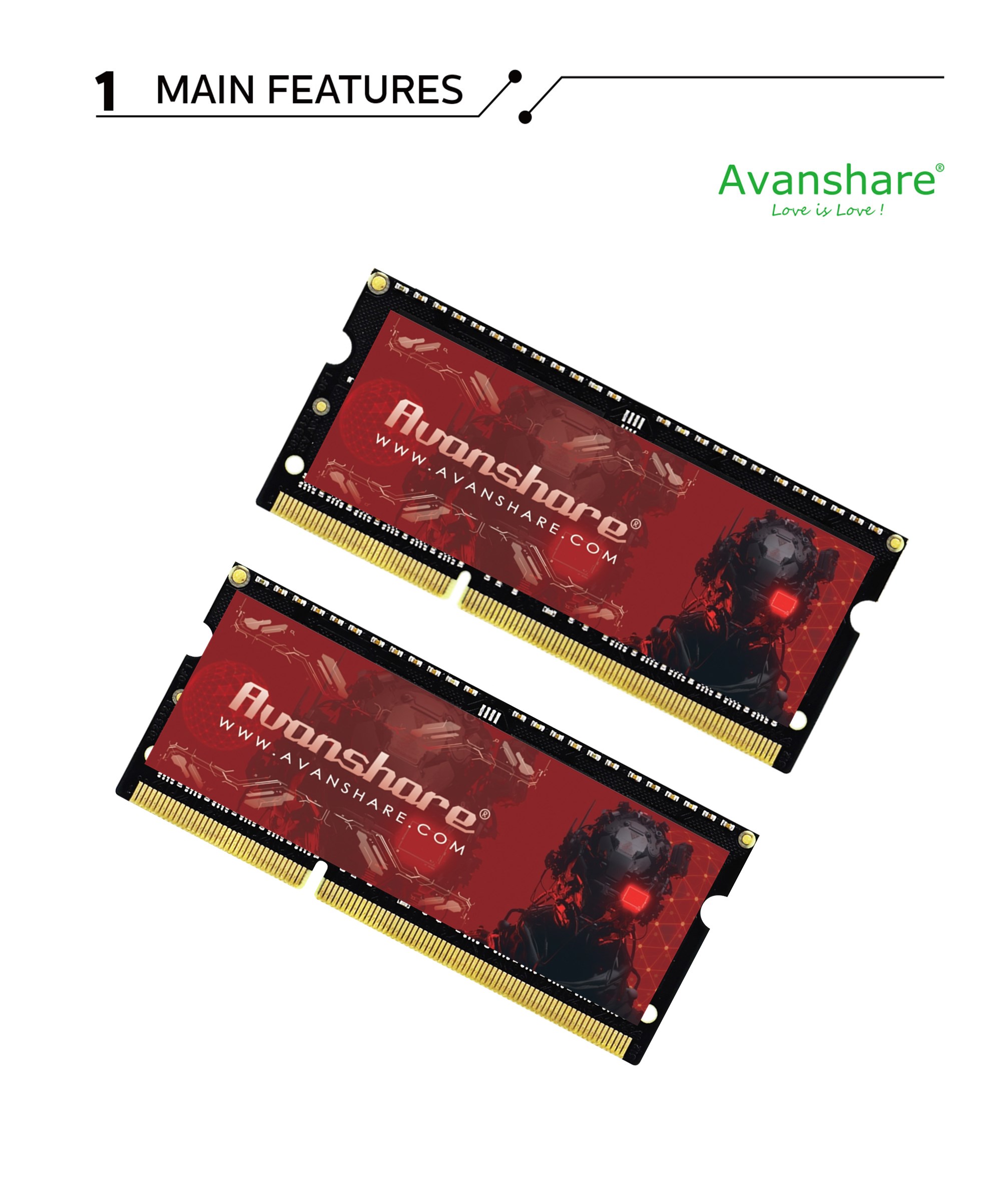 アヴァンシェア RAMメモリ DDR5 DDR4 DDR3  - Ddr5 Sodimm のレビューと価格