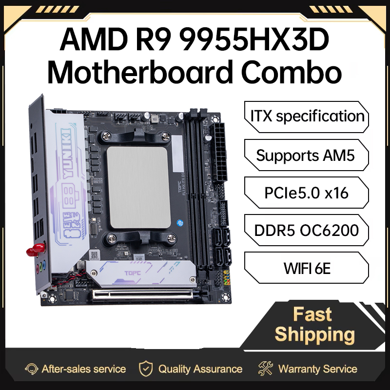 TOPC AMD Ryzen 9 9955HX3D マザーボ - Ddr5 64Gb のレビューと価格