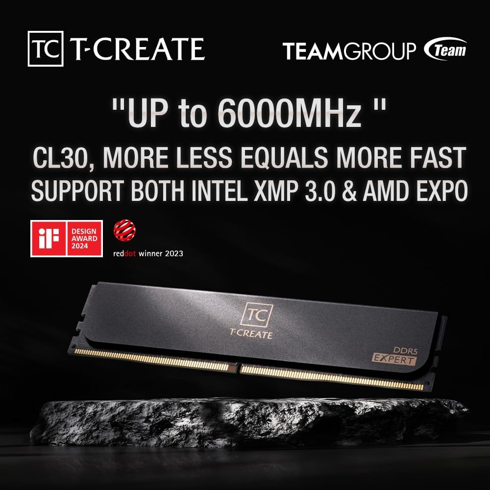 TEAMGROUP T-Create Expert CL30 - Ddr5 6000Mhz のレビューと価格